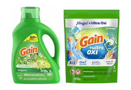 2 Gain Laundry Products