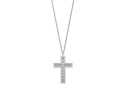 Limoges Jewelry Personalized Cross Necklace