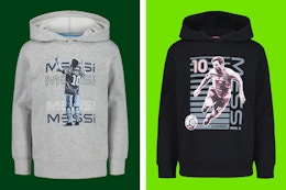 messi kids graphic hooded sweatshirt