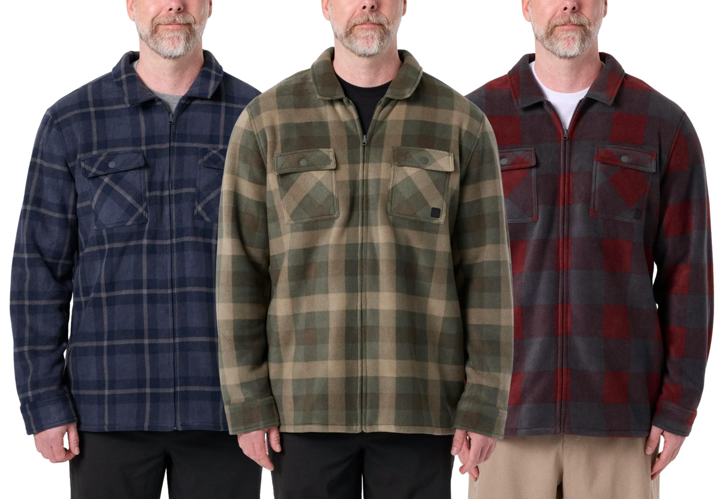 Voyager Men's Full-Zip Shirt Jacket