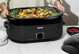 Aroma 18-Quart Electric Roaster Oven, Only $30 at Walmart (Reg. $60) card image