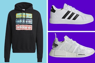 collage of adidas apparel at ebay