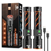 Rechargeable Flashlights 2-Pack