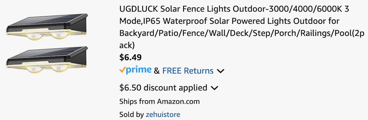 a cart ending in $6.49