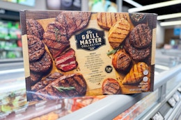 Grill Master Collection: Aldi’s Meat Box Feeds Up to 18 People for $64.99 card image