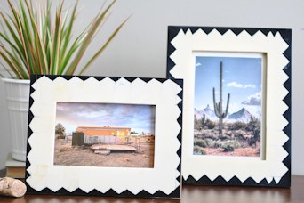 photo frames on a table