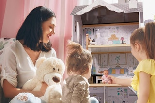 Kids Wooden Dollhouse