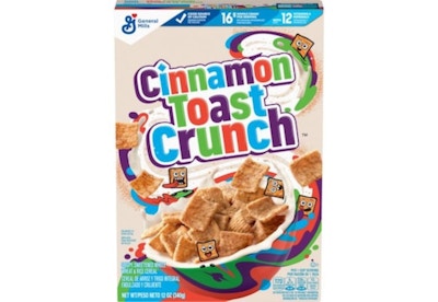 2 Cinnamon Toast Crunch Cereal Boxes