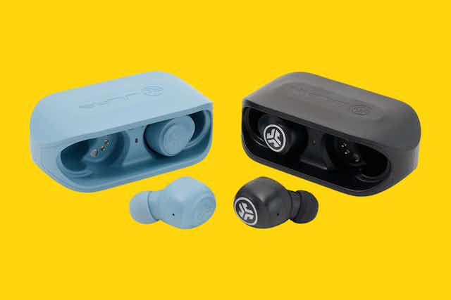 JLab Go Air True Wireless Earbuds, 2 Pairs for $19.99 at QVC card image