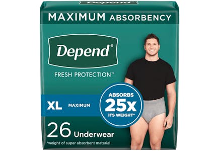 Depend Incontinence Underwear