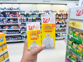 walgreens brand trash bags