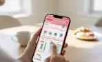 a woman using pinchme