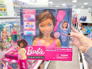 barbie styling head