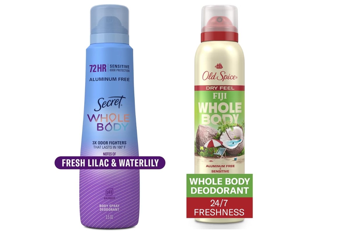 2 Secret or Old Spice Deodorants