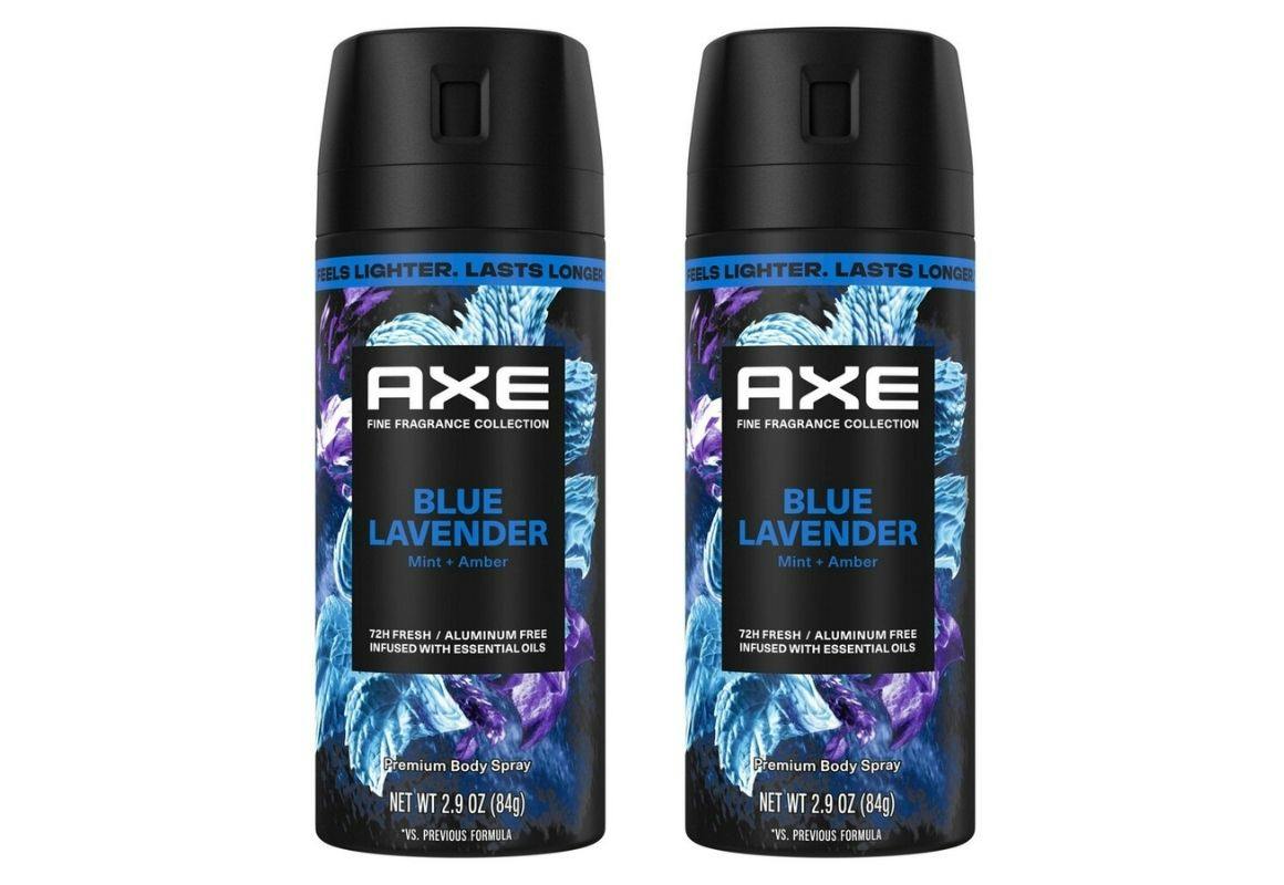 2 Axe Deodorant Body Sprays