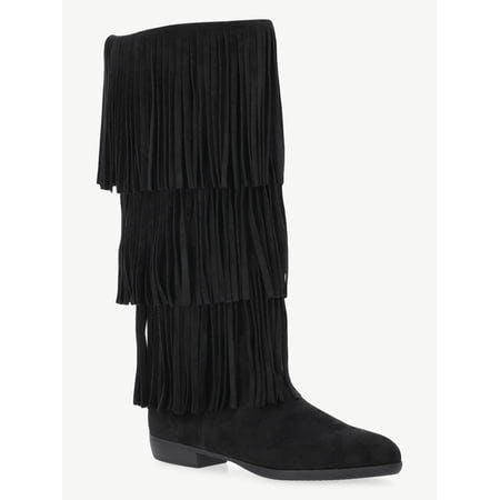 No Boundaries Women's Fringe Boots