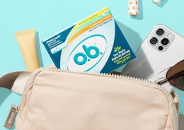 O.b. Tampons, 40-Pack, as Low as $4.99 on Amazon card image