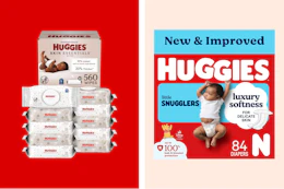 Huggies diapers and wipes