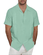 Men's Linen Button Down Shirt