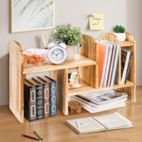 Adjustable Desktop Storage Hutch