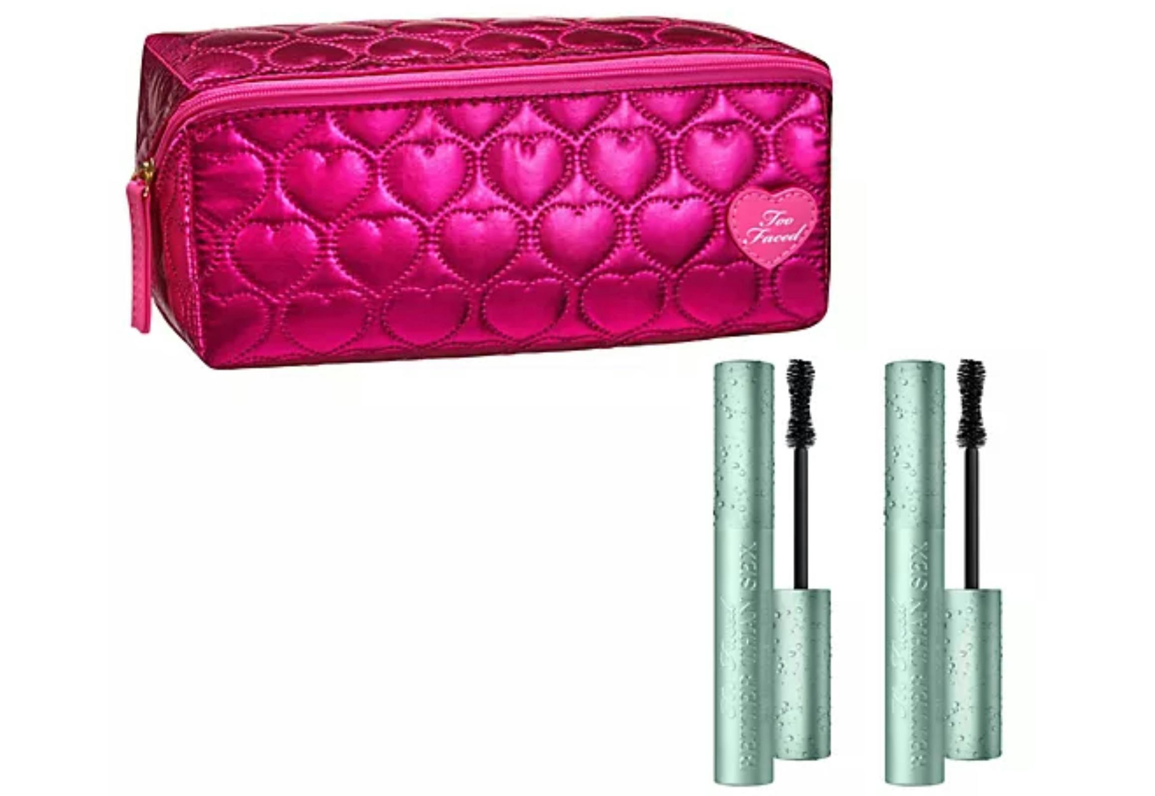 Too Faced Mascara Set With Bag