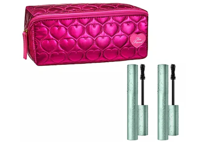 Too Faced Mascara Set With Bag