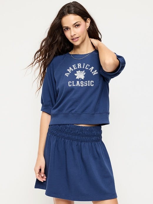 Old Navy Women's Cropped Sweatshirt
