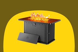 Propane Fire Pit Table, Only $190 After Amazon Coupon (Reg. $250) card image