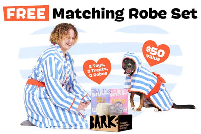 Super Chewer Mother's Day Promo: Free Matching Robes With Multi-Month Plans card image