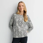 Croft & Barrow Women's Boatneck Top