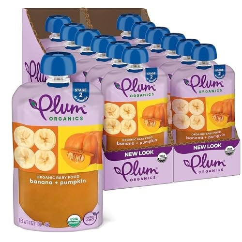 Plum Organics Baby Food 12-Pack