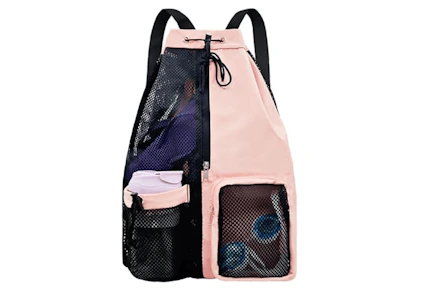 Mesh Beach Backpack