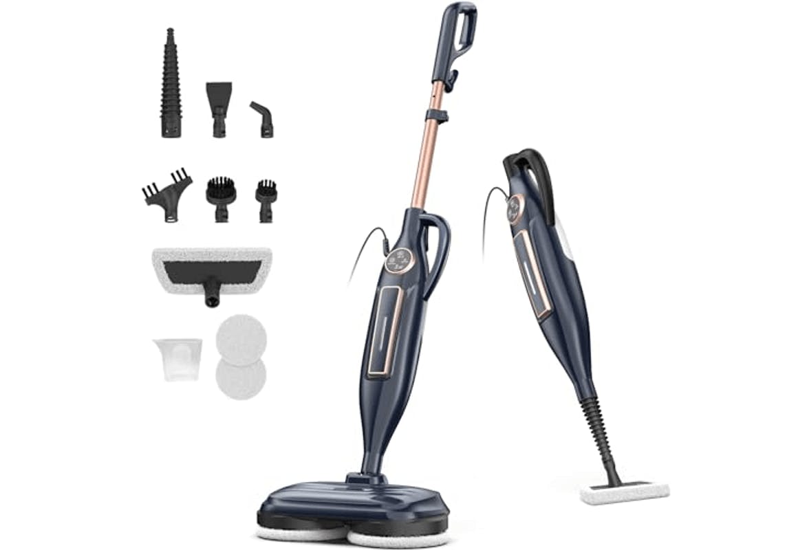 Scrubbing Steam Mop