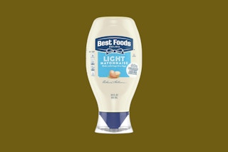 a light mayo bottle