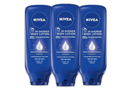 Nivea In-Shower Body Lotion 3-Pack