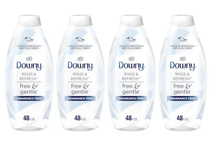 4 Downy Fabric Softeners