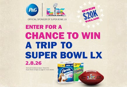 Super Bowl LX Sweepstakes Entry