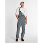 Men's Loose Fit Striped Bib Overalls