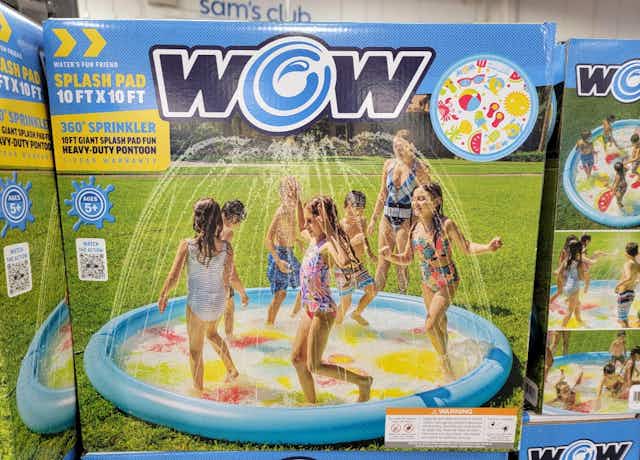 10' or Larger Splash Pads, Starting at $19.91 at Sam's Club — Up to 67% Off card image