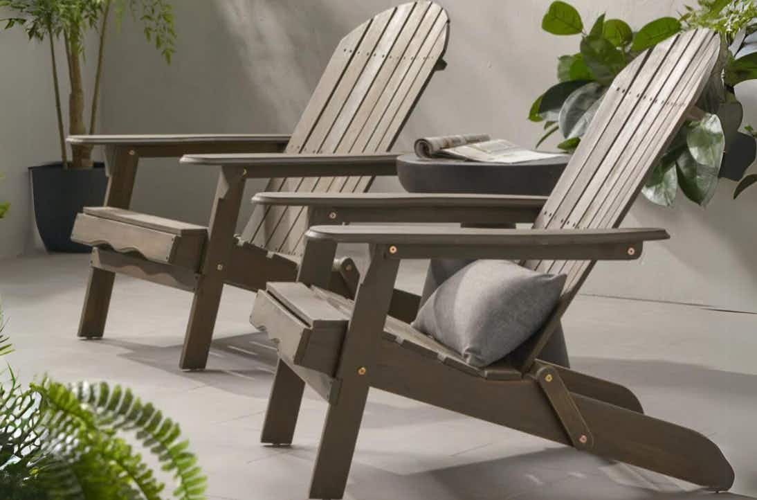 Set of 2 Adirondack Chairs, as Low as $116 at Wayfair — Will Sell Out