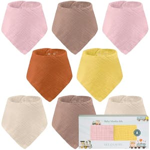 Muslin Baby Bandana Bibs