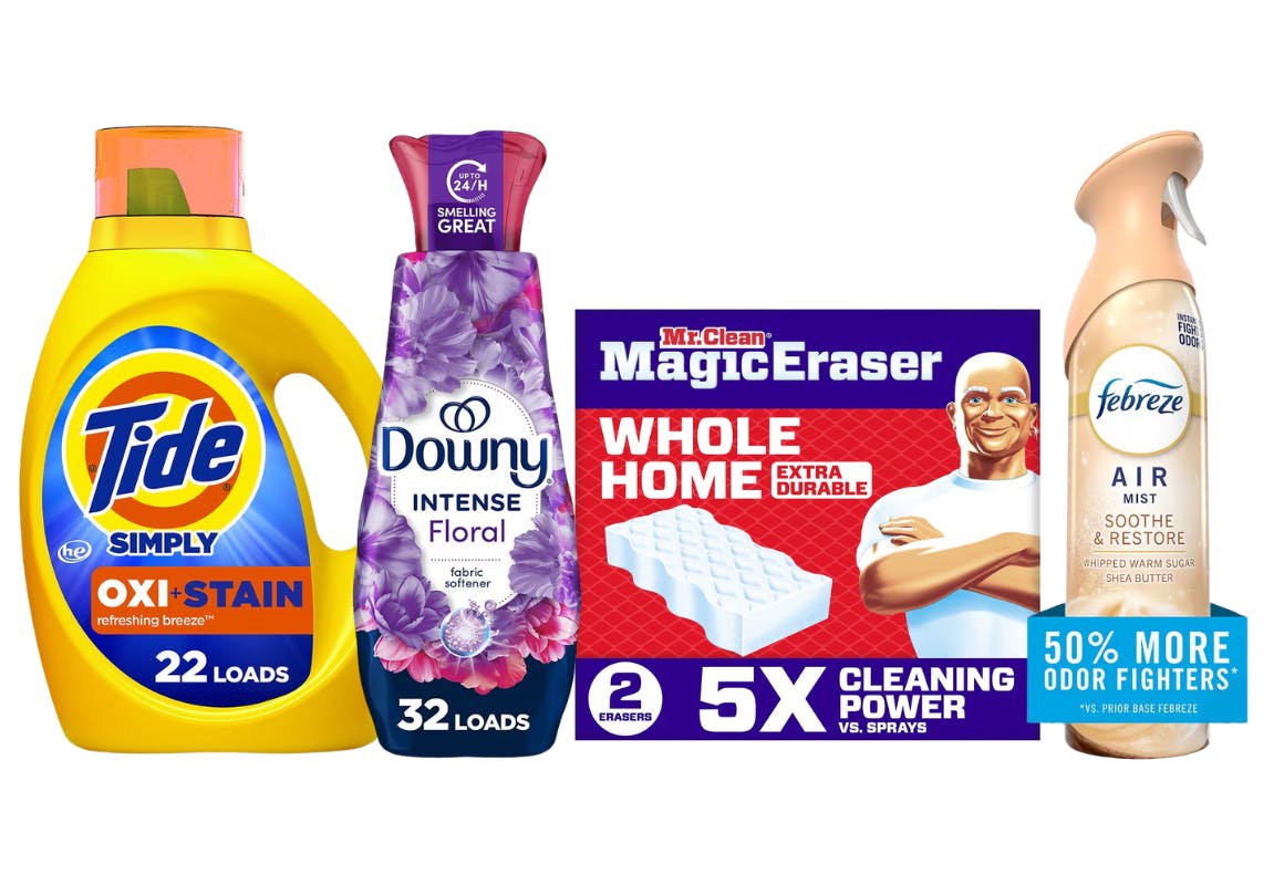4 P&G Household Items