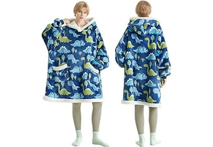 Bedsure Wearable Blanket Hoodie
