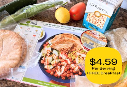 HelloFresh 10 Servings ($4.59/serving) + Free Breakfast