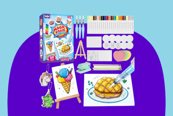Magic Foam Texture Painting Kit, Only $9.99 on Amazon