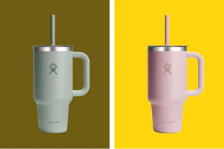 hydroflasks on a grid