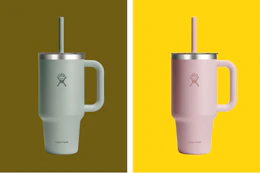 hydroflasks on a grid
