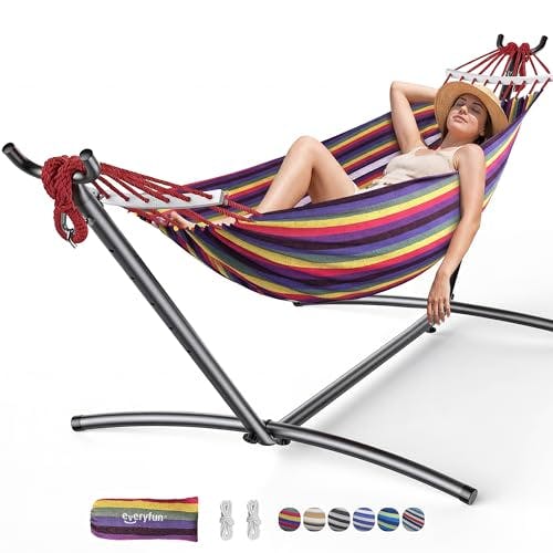 Double Hammock with Stand