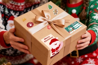 Christmas Stickers gift tags B0FRZHW798