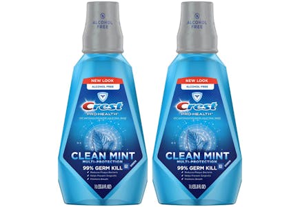 2 Crest Mouthwashes